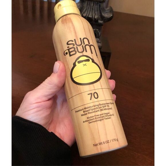 SUN BUM - NWT - Sunscreen Spray SPF 70 Original. Water resistant (80) Minutes. - Picture 6 of 10